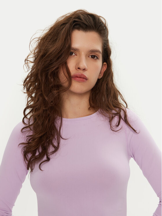 4F 4F Lenjerie de corp termoactivă partea de sus 4FWAW24USEAF152 Violet Slim Fit
