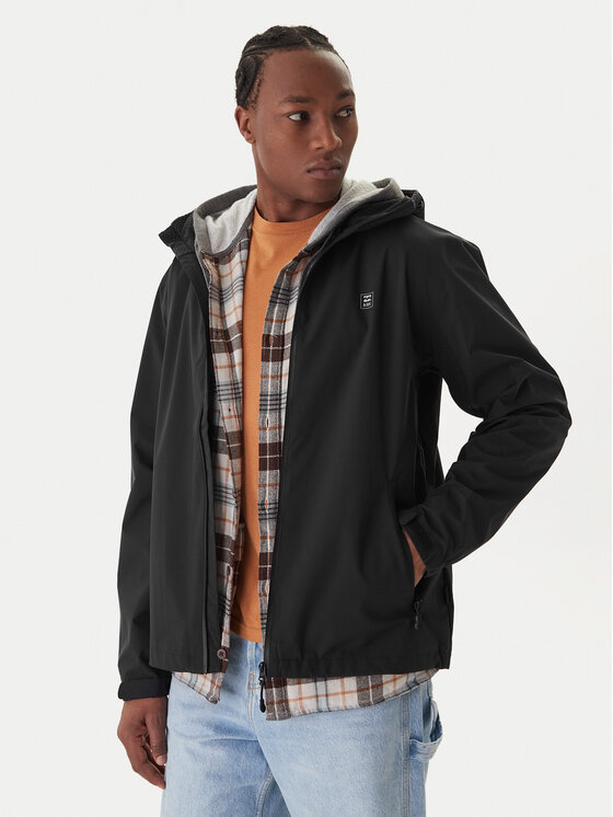Billabong Billabong Lietus jaka Rainstorm EBYJK00137 Melns Regular Fit