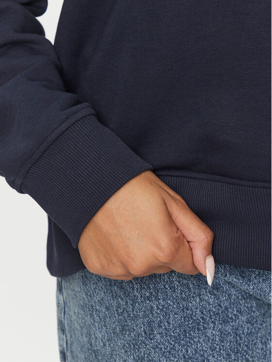 Gant Gant Pulóver Rel Logo C-Neck 4200725 Sötétkék Relaxed Fit