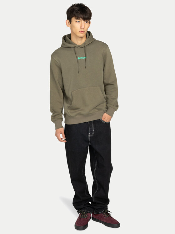 Element Element Sweatshirt Lowcase Bp Po ELYSF00296 Khakifarben Regular Fit