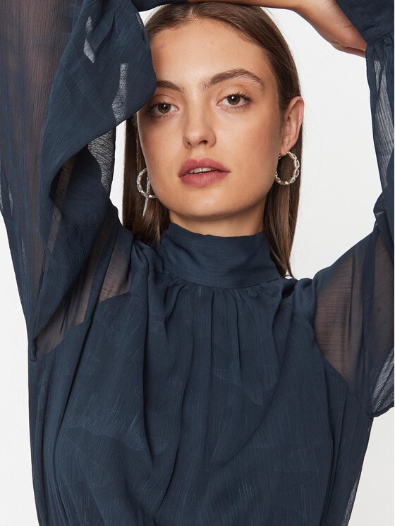 Samsøe Samsøe Samsøe Samsøe Kleid für den Alltag Ebbali F23200101 Dunkelblau Regular Fit