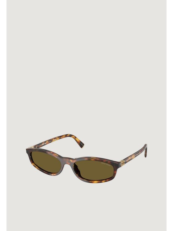 Miu Miu Miu Miu Okulary przeciwsłoneczne 0MU A06S 14L09Z Brązowy