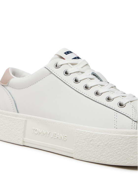 Tommy Jeans Tommy Jeans Сникърси Tjw Foxing Flatform Sneaker EN0EN02567 Екрю