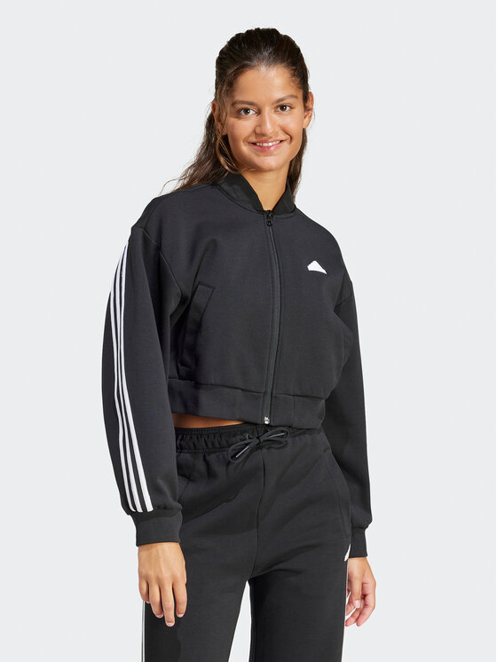 adidas adidas Sweatshirt Future Icons 3-Stripes IP1566 Schwarz Loose Fit