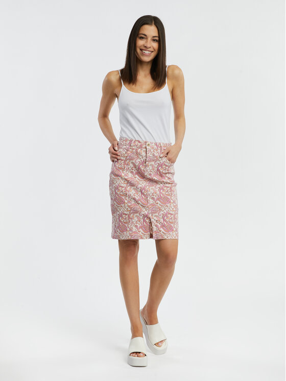 Orsay Orsay Spódnica 710322317000__34 Różowy Regular Fit