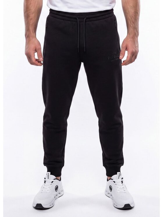 PITBULL PITBULL Spodnie dresowe ARBOR Czarny Regular Fit