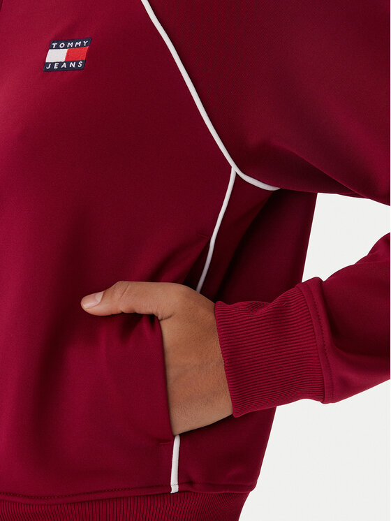 Tommy Jeans Tommy Jeans Mikina Badge DW0DW21930 Bordó Regular Fit