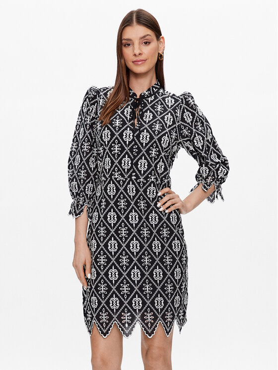 Bruuns Bazaar Rochie de zi Lantana Abama BBW3350 Negru Regular Fit