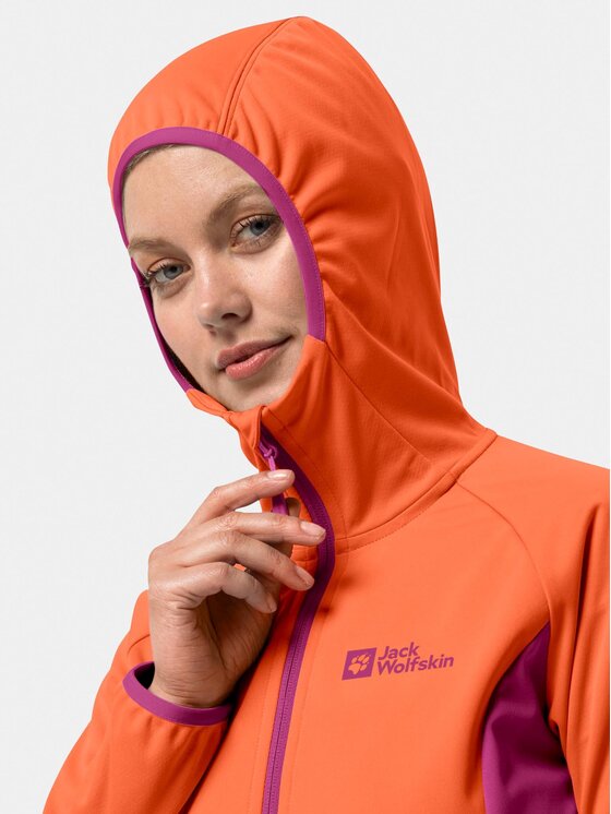 Jack Wolfskin Jack Wolfskin Μπουφάν Softshell Go Hike Softshell 1306862 Ροζ Regular Fit