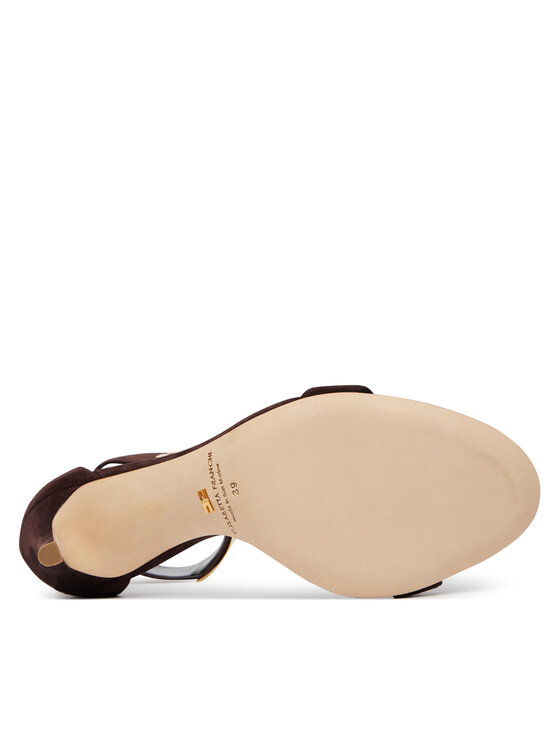 Elisabetta Franchi Elisabetta Franchi Sandały SA-91L-62E2-V600 Brązowy ciemny