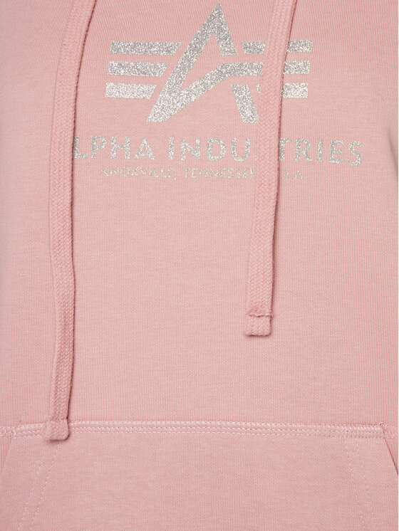Alpha Industries Alpha Industries Bluză New Basic 196032G Roz Regular Fit
