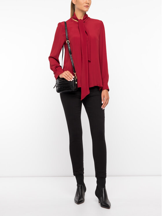 Marella Marella Cămașă 31162898 Vișiniu Regular Fit