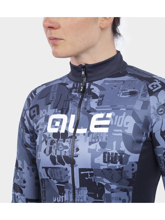 Alé Cycling Alé Cycling Bluza Solid Break Czarny Fitted Fit