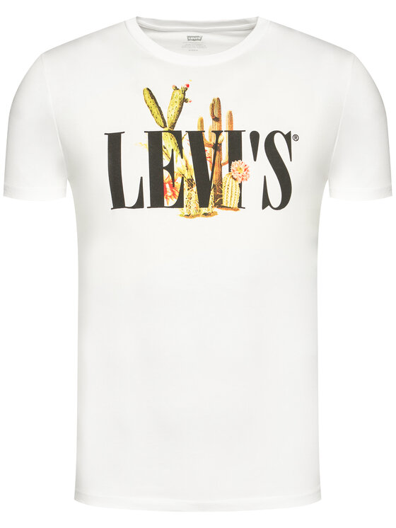 Levis® T Shirt Graphic Crewneck Tee 22491 0731 Biały Regular Fit Modivopl