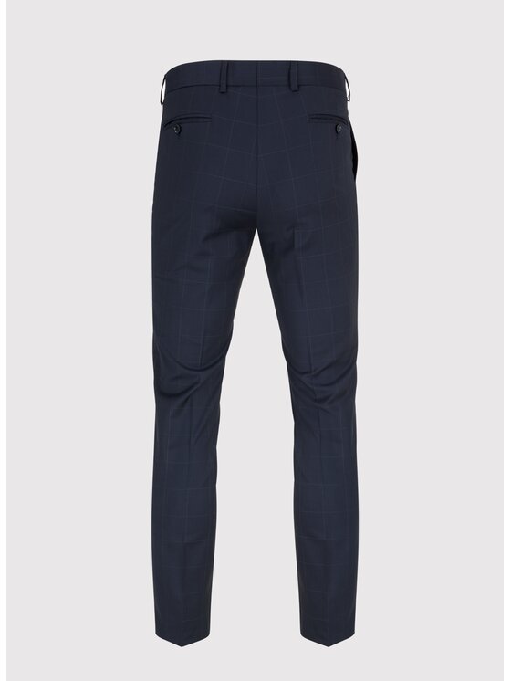 Pako Lorente Pako Lorente Spodnie garniturowe P000B-6G-003 Granatowy Slim Fit