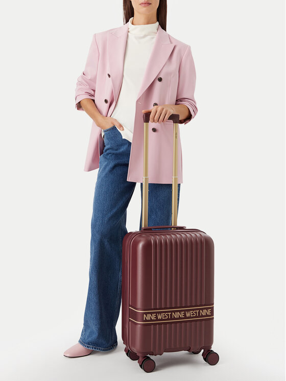 Nine West Nine West Самолетен куфар за ръчен багаж CEO-NW-S-002-10 Бордо