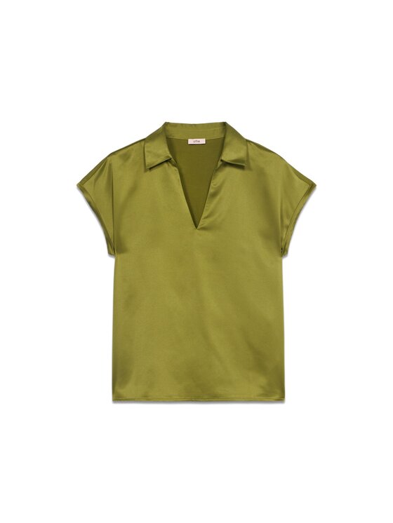 Oltre Oltre Koszula G480J203997N025 Zielony Regular Fit