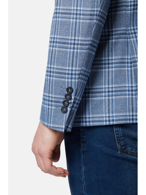 Lancerto Lancerto Marynarka Albacete MA131124000012 Niebieski Slim Fit