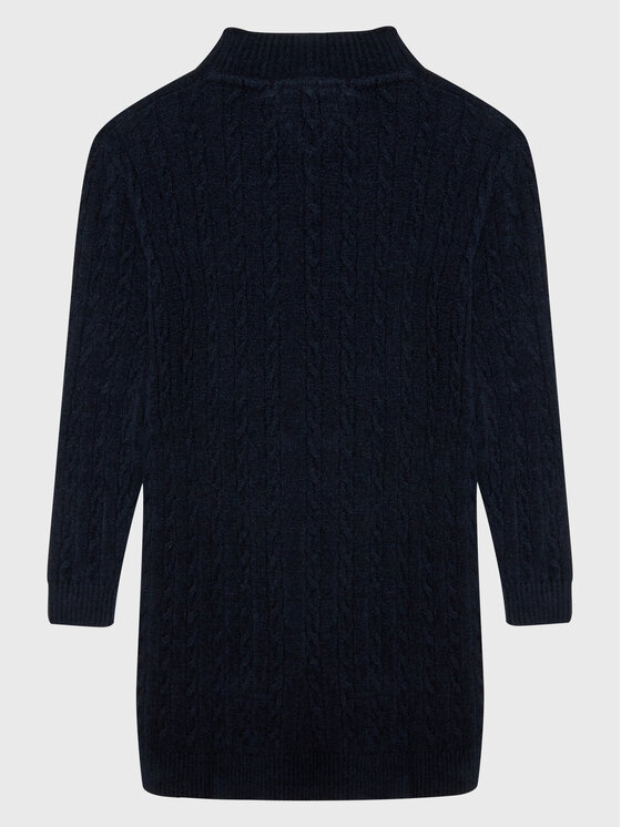 Vestito di maglia Chenille Cable KG0KG06872 Blu