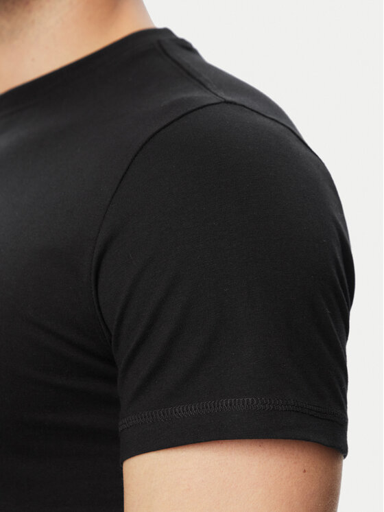 Guess Guess Tričko M6YI44 K4230 Čierna Slim Fit