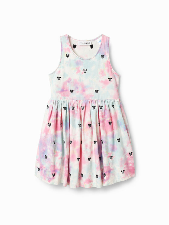 Desigual Rochie de zi Disney 23SGVK01 Colorat Regular Fit