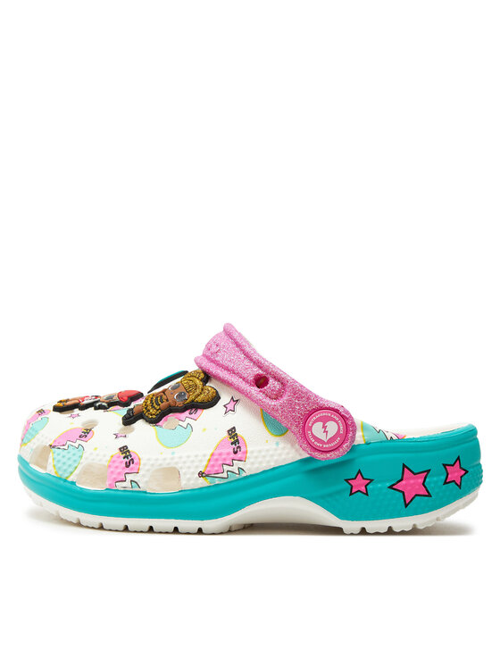 Crocs Crocs Klapki Lol Suprise Bff Classic Clog Kids 209466 Biały