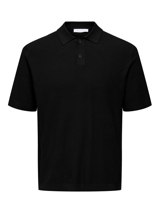 Only & Sons Polokošeľa Tony 22033571 Čierna Regular Fit