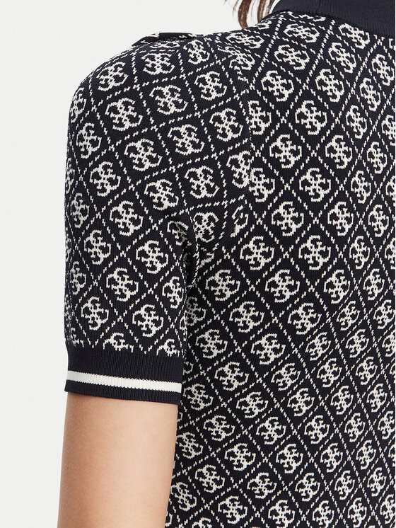 Guess Guess Трикотажна сукня W3YK39 Z37K0 Cиній Regular Fit