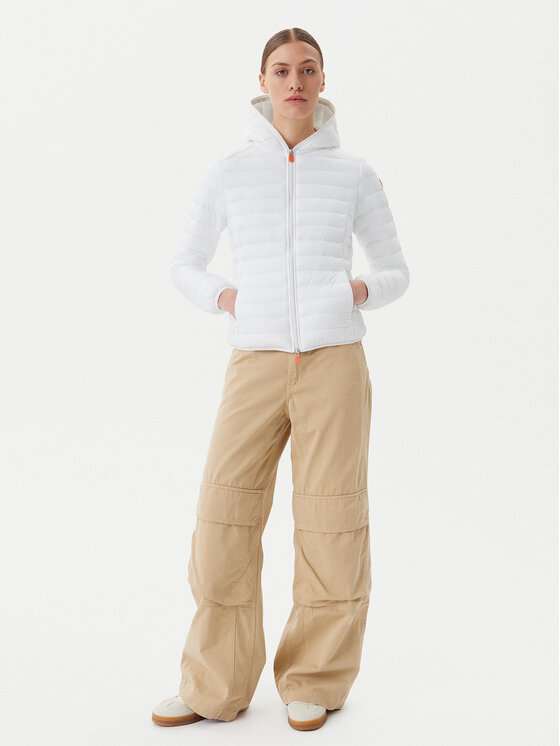 Save The Duck Save The Duck Bunda pro přechodné období D33620W GIGA20 Bílá Regular Fit