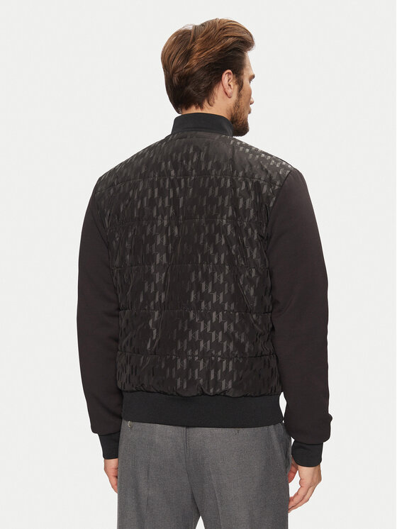 KARL LAGERFELD KARL LAGERFELD Prechodná bunda 505098 551517 Čierna Regular Fit