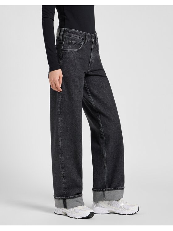 Lee Lee Jeans Stella Loose Nero Wide Leg