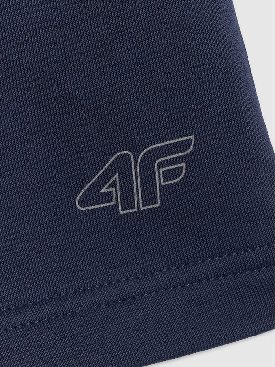 4F 4F Szorty sportowe BASIC+ Granatowy Regular Fit