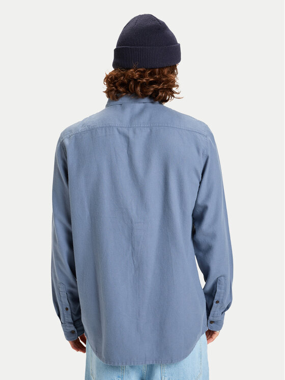 Quiksilver Quiksilver Hemd Motherfly Solid EQYWT04651 Blau Regular Fit