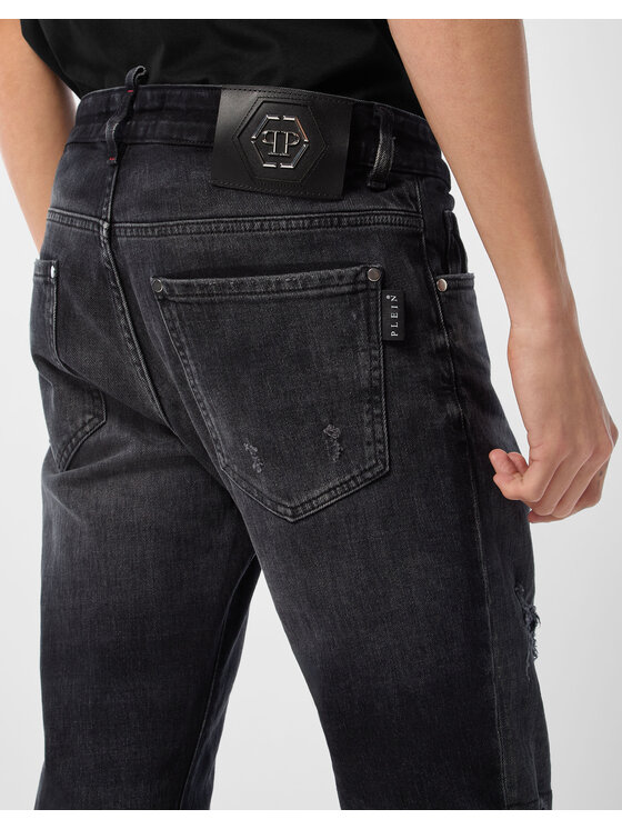 PHILIPP PLEIN PHILIPP PLEIN Jeansy 26877 Czarny Straight Leg