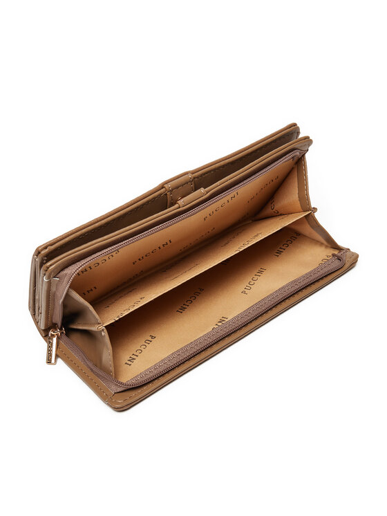Puccini Puccini Große Damen Geldbörse BLP837A Braun