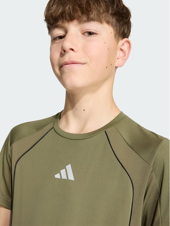 adidas adidas Koszulka techniczna 168922 Khaki Regular Fit