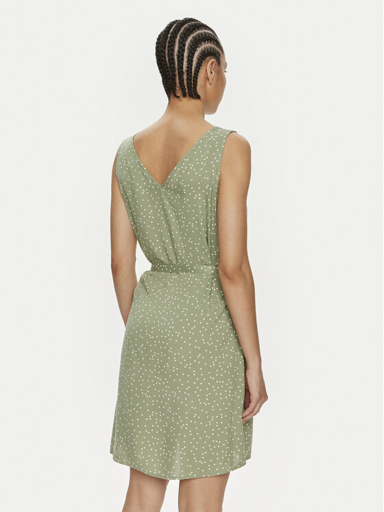 Vero Moda Vero Moda Sukienka letnia Bumpy 10286519 Zielony Regular Fit