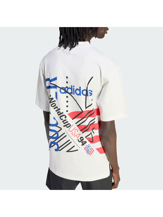 adidas adidas Koszulka techniczna 165582 Biały Regular Fit