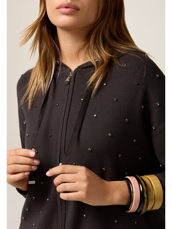 Oltre Oltre Cardigan M283J005017N013 Grigio Regular Fit