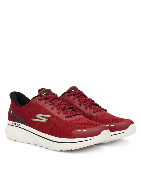 Skechers Skechers Sneakersy Go Walk Arch Fit N-Joy 217075 DKRD Bordowy