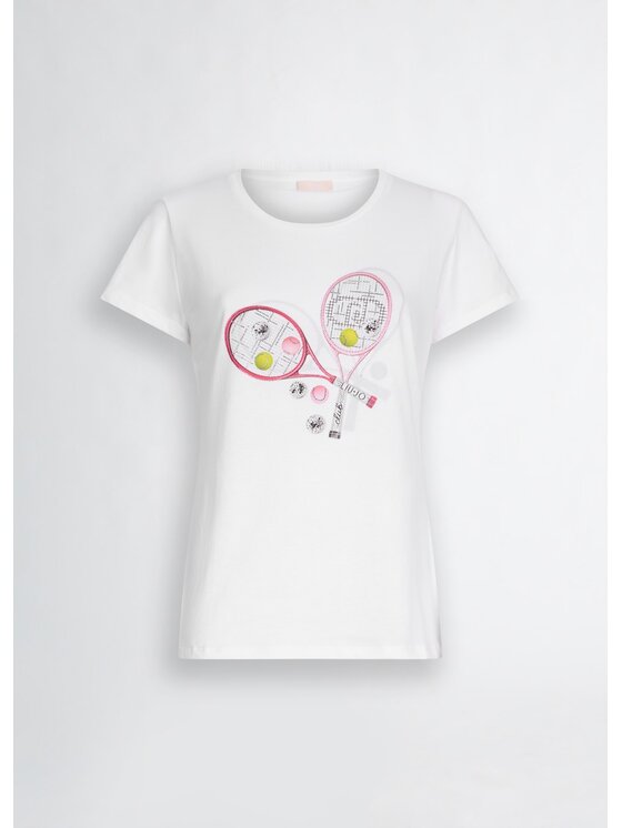 Liu Jo Liu Jo T-shirt WA5362JS923M9569 Bianco Regular Fit