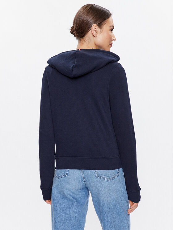 Tommy Hilfiger Tommy Hilfiger Pulóver 1985 WW0WW39189 Sötétkék Regular Fit