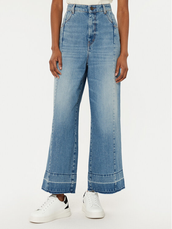 Weekend Max Mara Weekend Max Mara Blugi Agenda 2515181031 Albastru Wide Leg