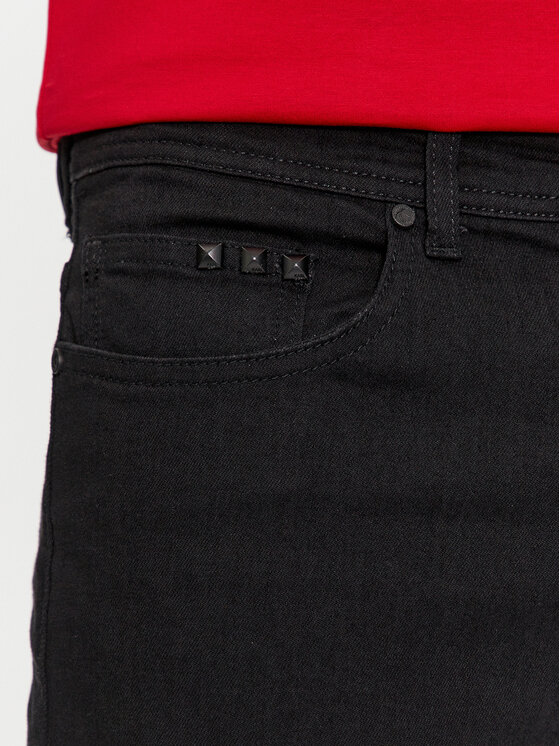 KARL LAGERFELD KARL LAGERFELD Traperice 265840 541861 Crna Slim Fit