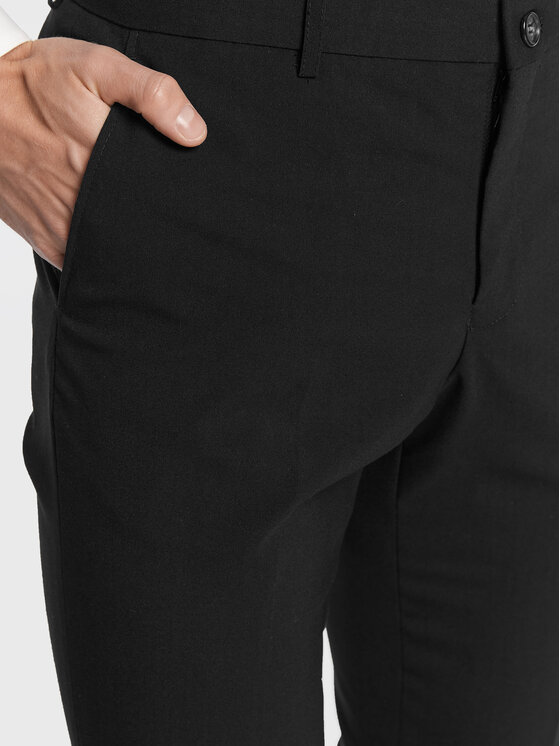 Lindbergh Lindbergh Öltöny 30-61040 Fekete Slim Fit
