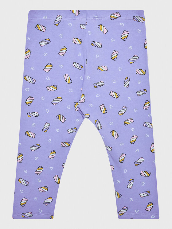 United Colors Of Benetton United Colors Of Benetton Legginsy 3XFUGF01S Fioletowy Slim Fit