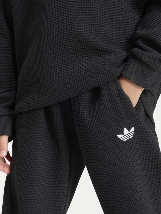 adidas adidas Φόρμα Loose Sweat Jogger Set KT1768 Μαύρο Regular Fit