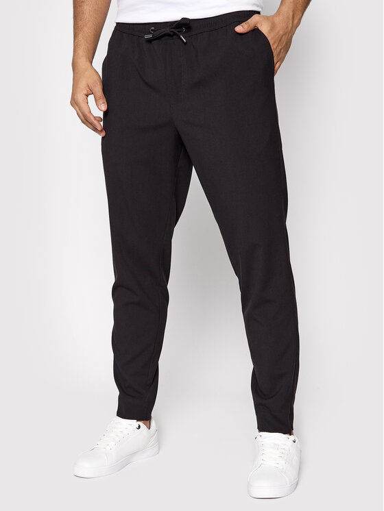 Jack&Jones Stoffhose Ace Frankie 12197648 Schwarz Regular Fit  