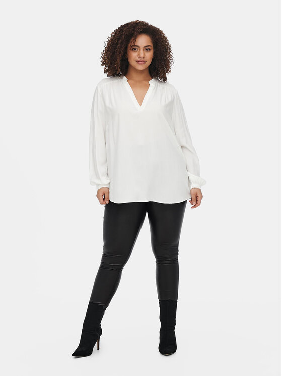 ONLY Carmakoma ONLY Carmakoma Leggings Hanna 15233969 Fekete Skinny Fit