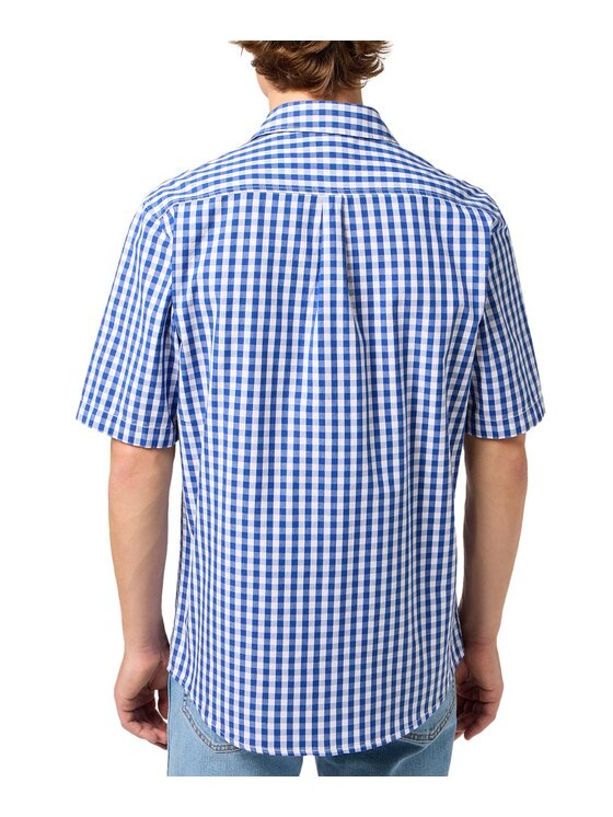 Wrangler Wrangler Koszula 112350568 Niebieski Regular Fit